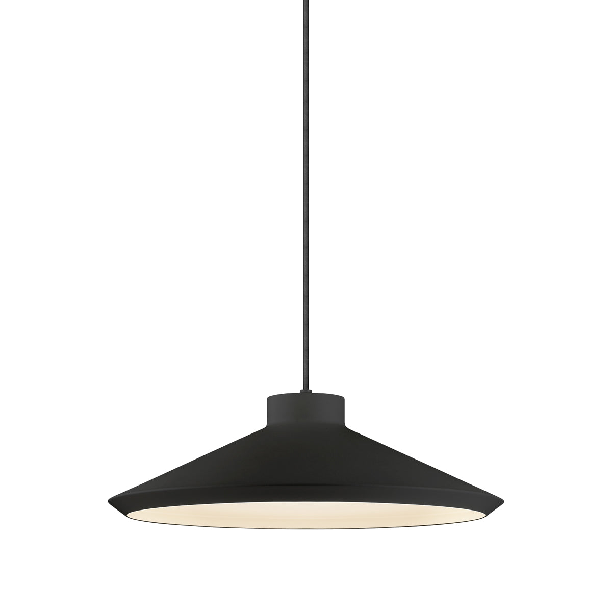 Sonneman - 2754.25-G - One Light Pendant - Koma - Satin Black