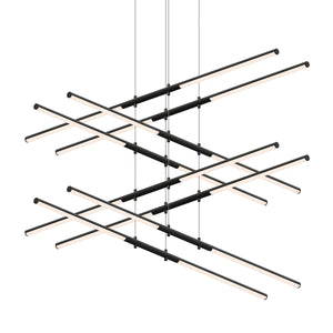 Sonneman - 2804.25 - LED Pendant - Tik-Tak - Satin Black