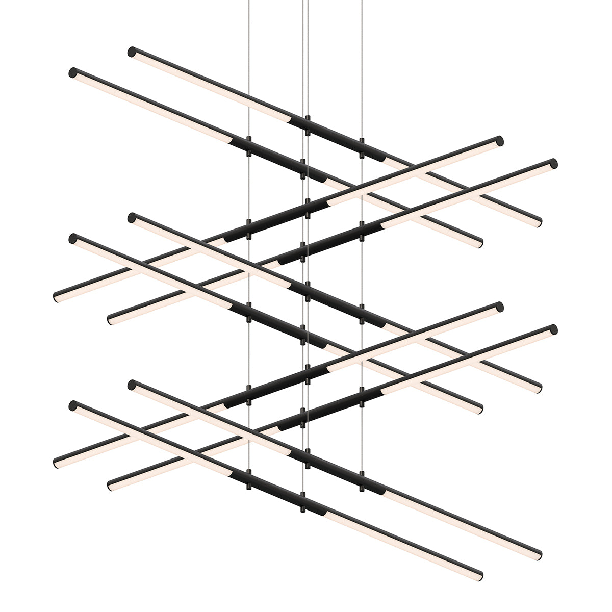 Sonneman - 2805.25 - LED Pendant - Tik-Tak - Satin Black