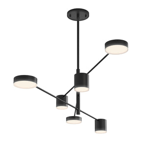 Sonneman - 2883.25 - LED Pendant - Counterpoint - Satin Black