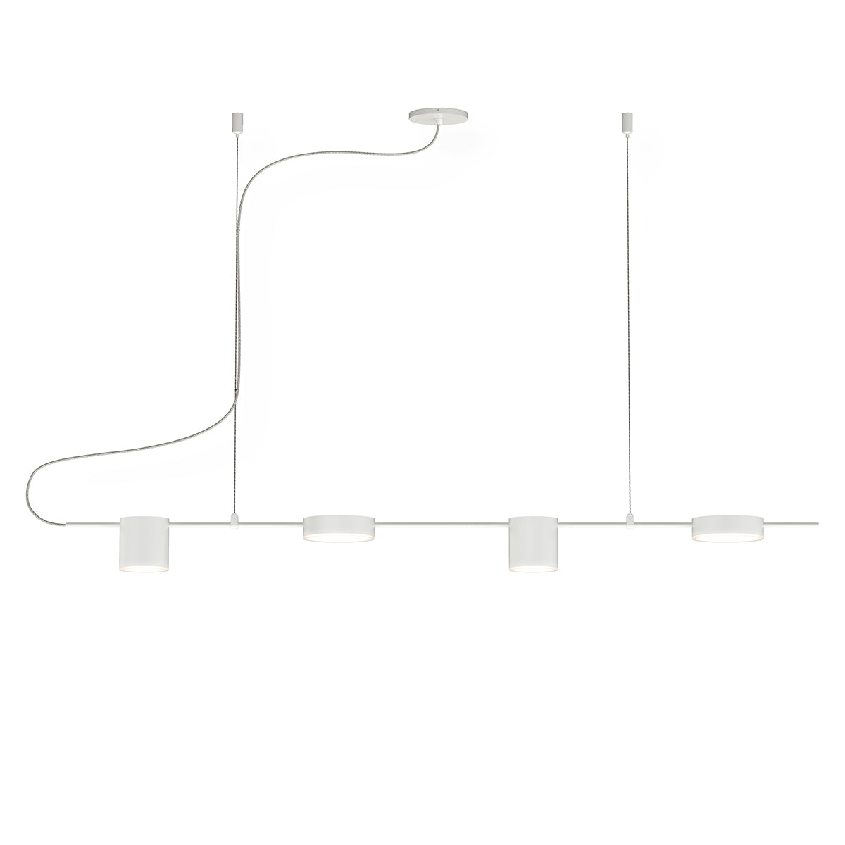 Sonneman - 2884.03 - LED Pendant - Counterpoint - Satin White