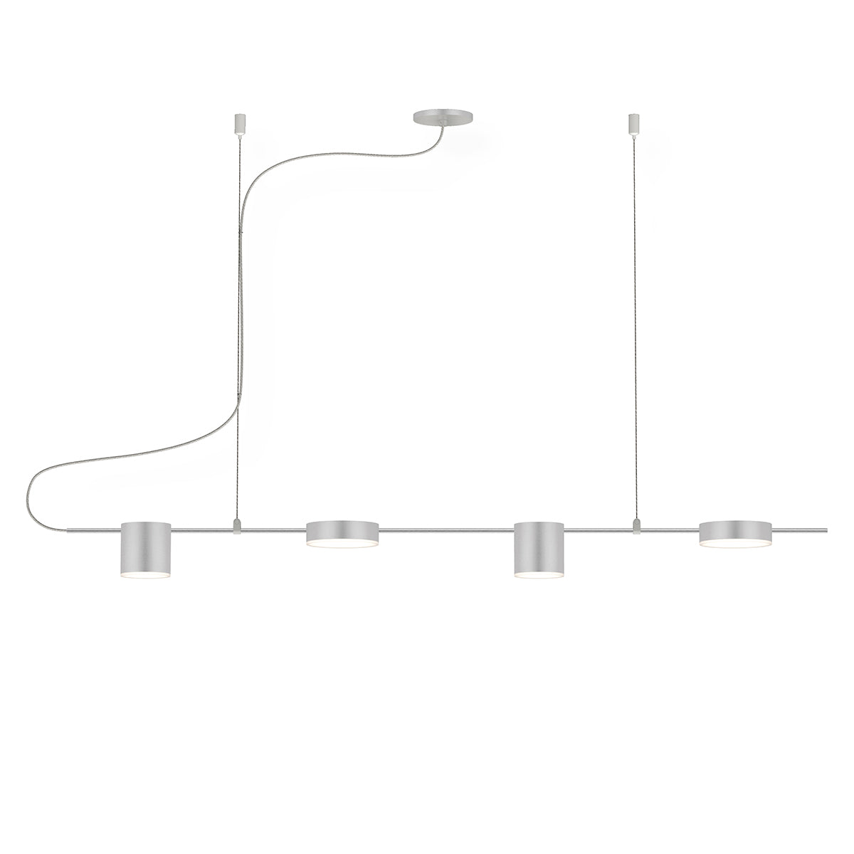 Sonneman - 2884.16 - LED Pendant - Counterpoint - Bright Satin Aluminum