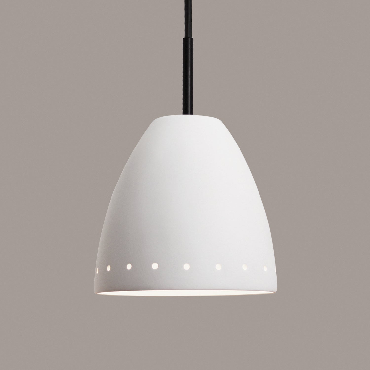 A-19 - MP02-BCC - One Light Mini Pendant - Studio - Bisque