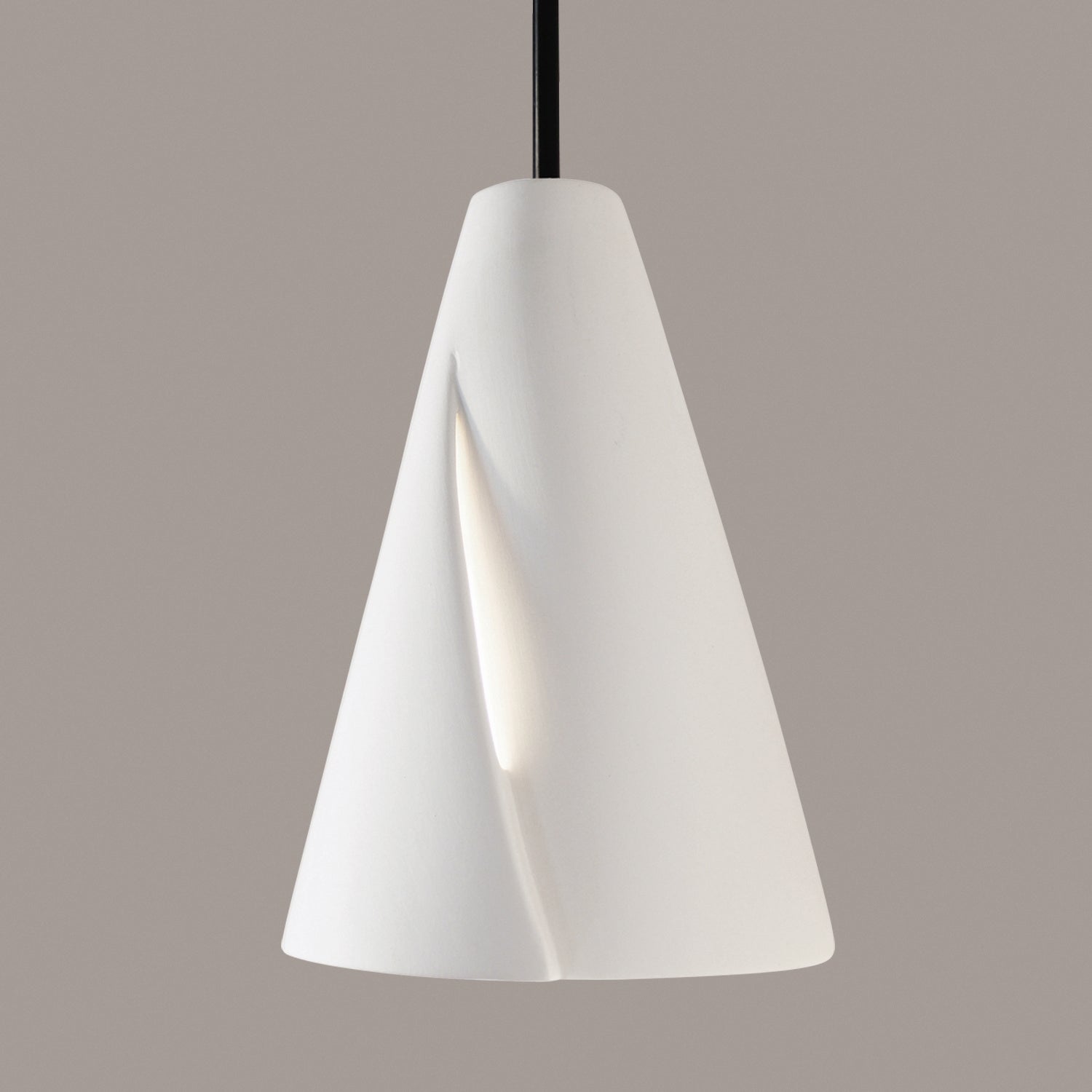 A-19 - MP05-BCC - One Light Mini Pendant - Studio - Bisque