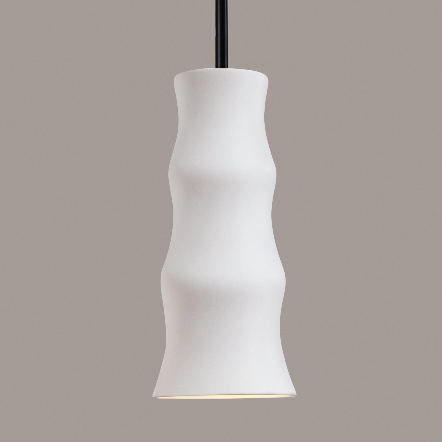 A-19 - MP08-BCC - One Light Mini Pendant - Studio - Bisque