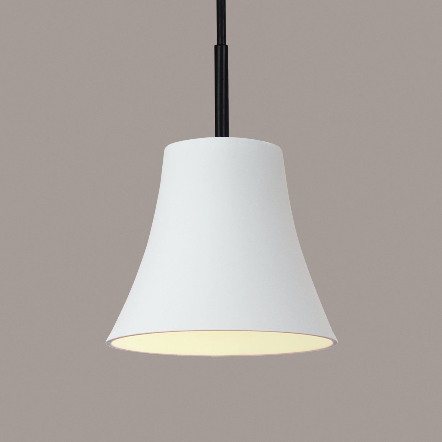 A-19 - MP20-BCC - One Light Mini Pendant - Studio - Bisque