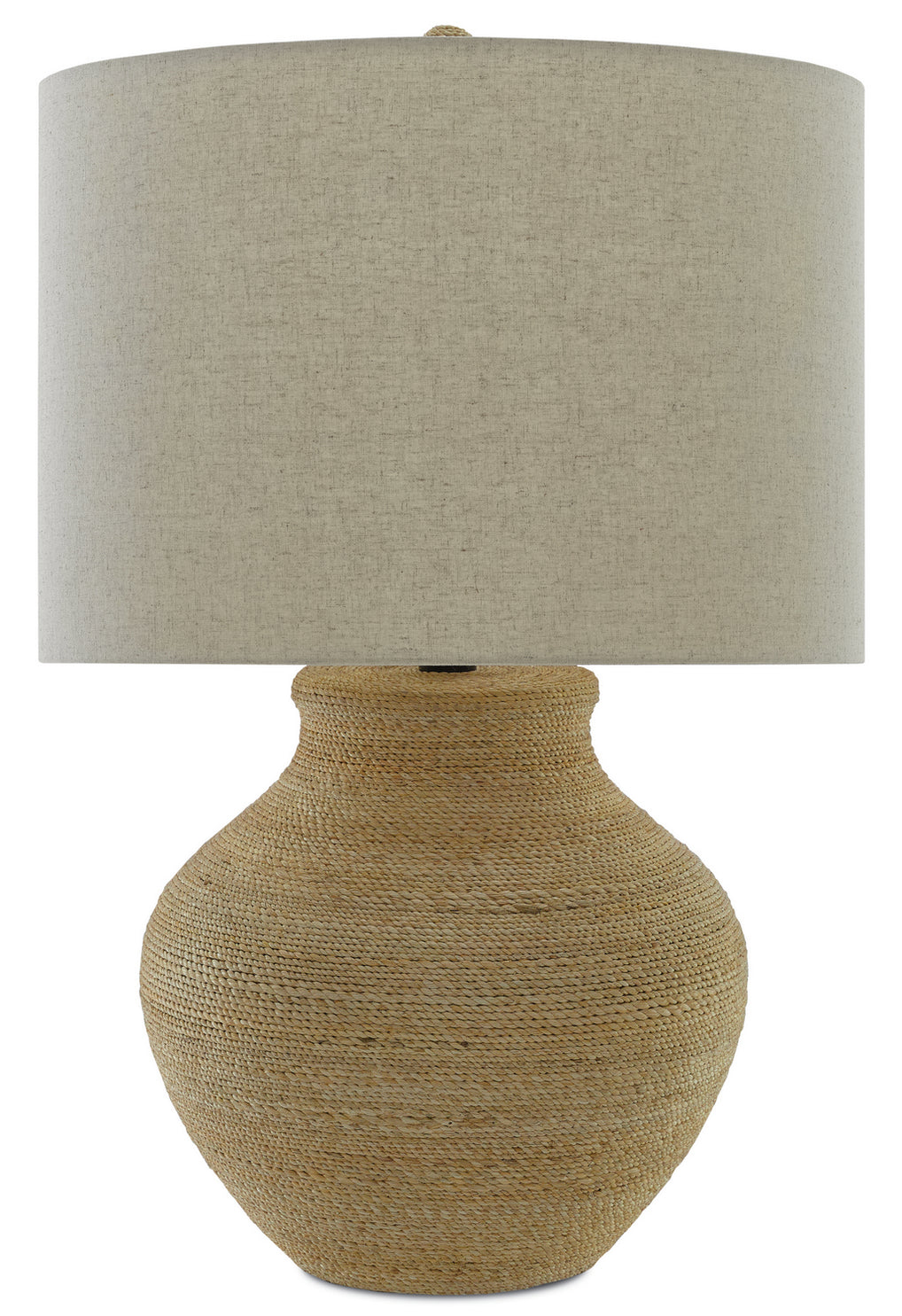 Currey and Company - 6000-0427 - One Light Table Lamp - Hensen - Natural