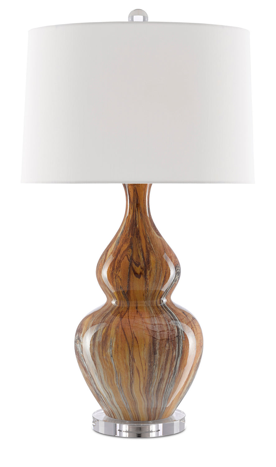 Currey and Company - 6000-0462 - One Light Table Lamp - Kolor - Earth/Brown