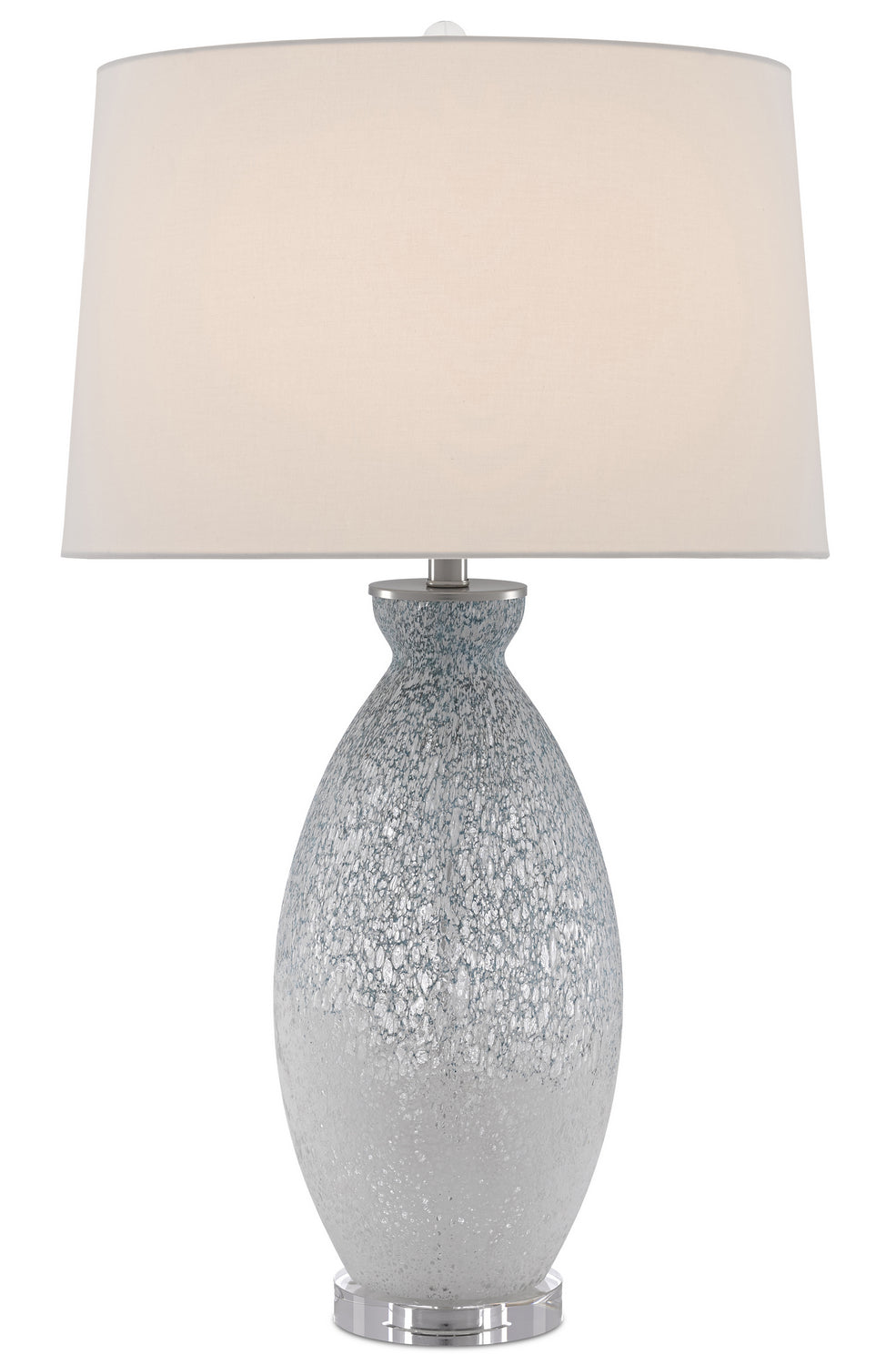 Currey and Company - 6000-0467 - One Light Table Lamp - Hatira - Pale Blue/White