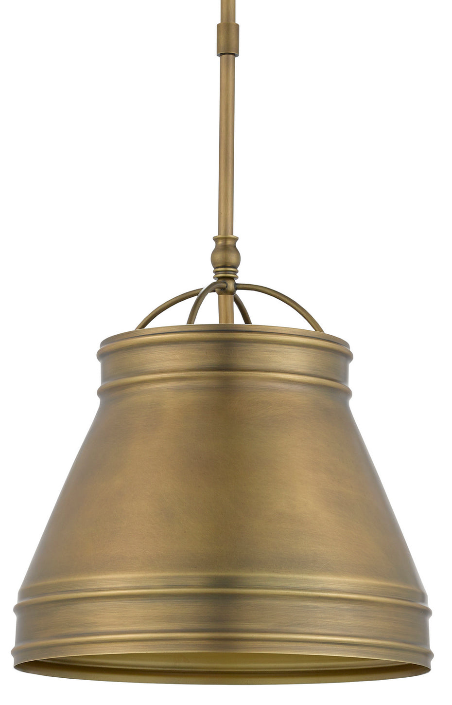 Currey and Company - 9000-0488 - One Light Pendant - Lumley - Antique Brass