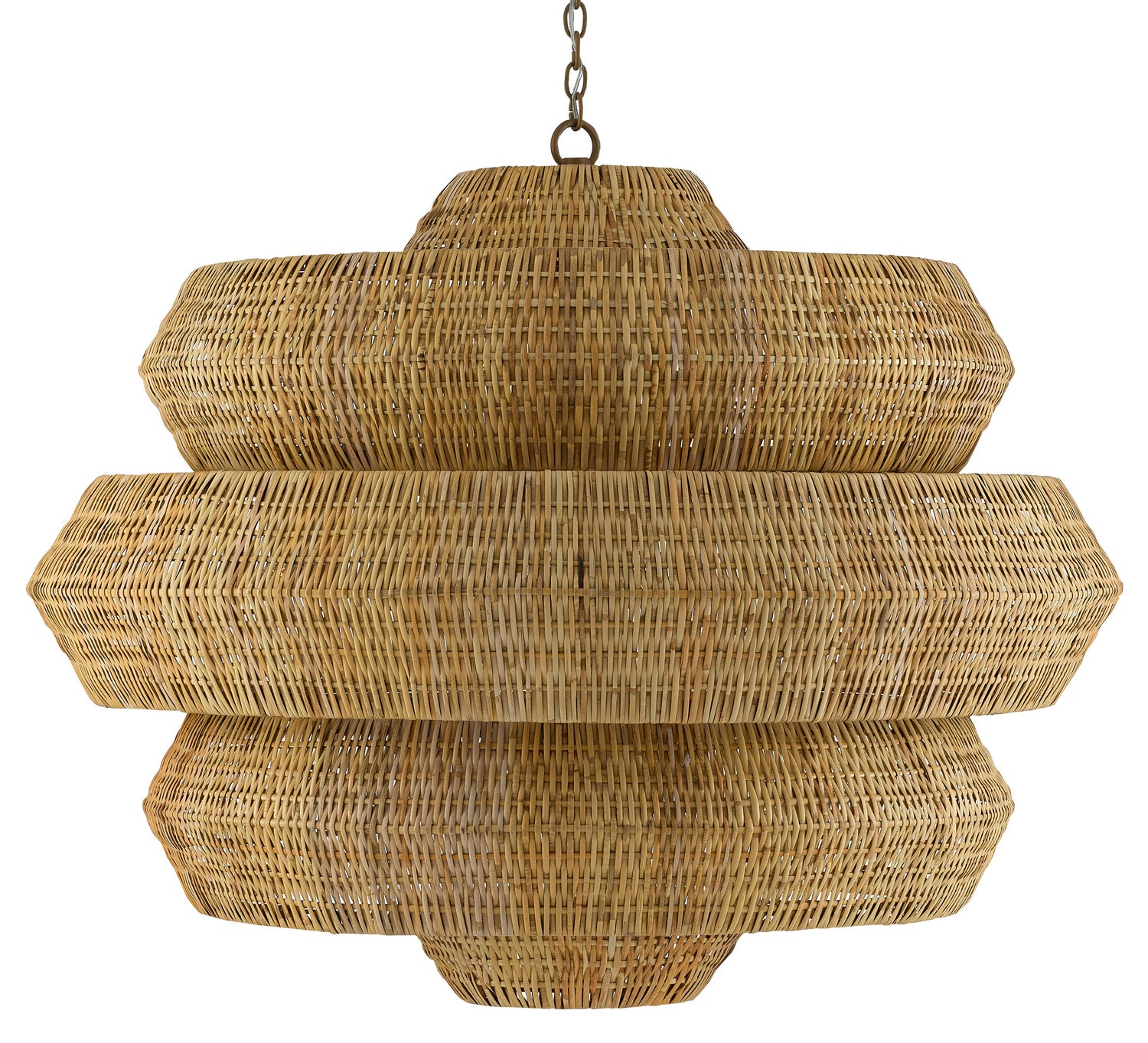 Currey and Company - 9000-0496 - 18 Light Chandelier - Antibes - Natural/Khaki