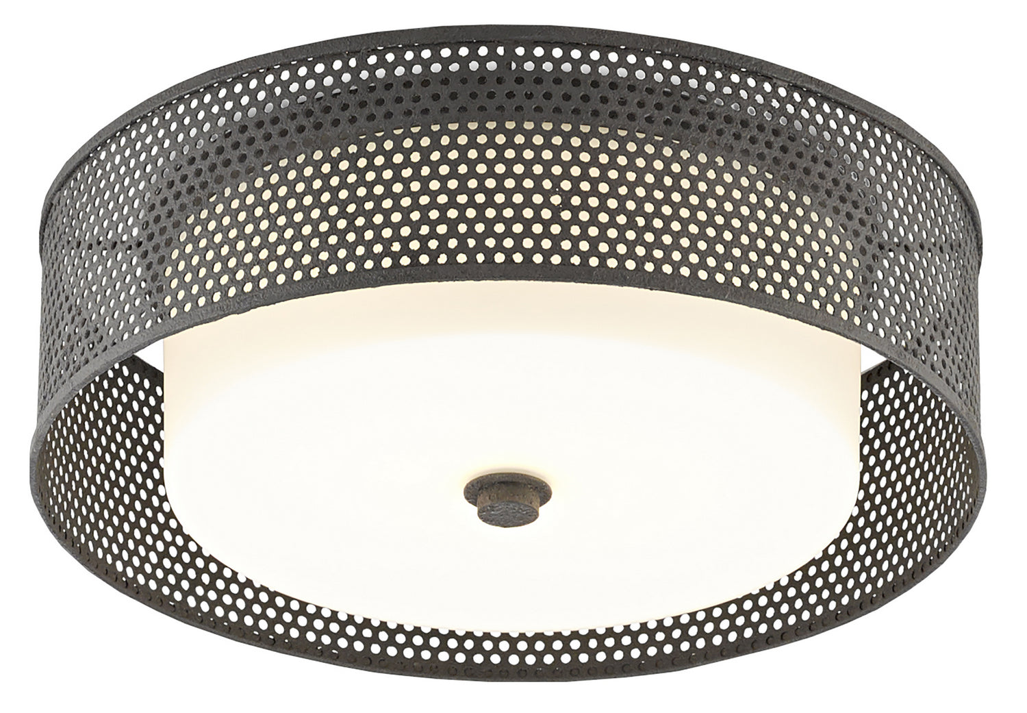 Currey and Company - 9999-0048 - Two Light Flush Mount - Notte - Molé Black