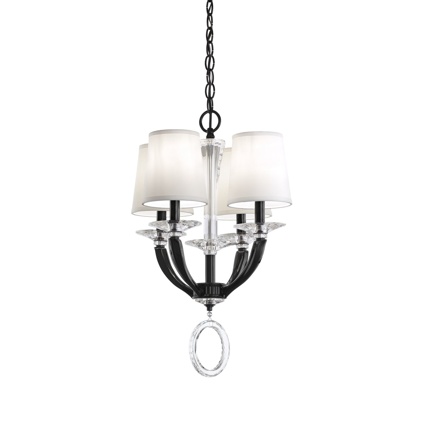 Schonbek - MA1004N-55O - Four Light Mini Pendant - Emilea - Jet Black