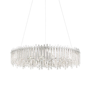 Schonbek - MX8349N-401S - 18 Light Pendant - Chatter - Polished Stainless Steel