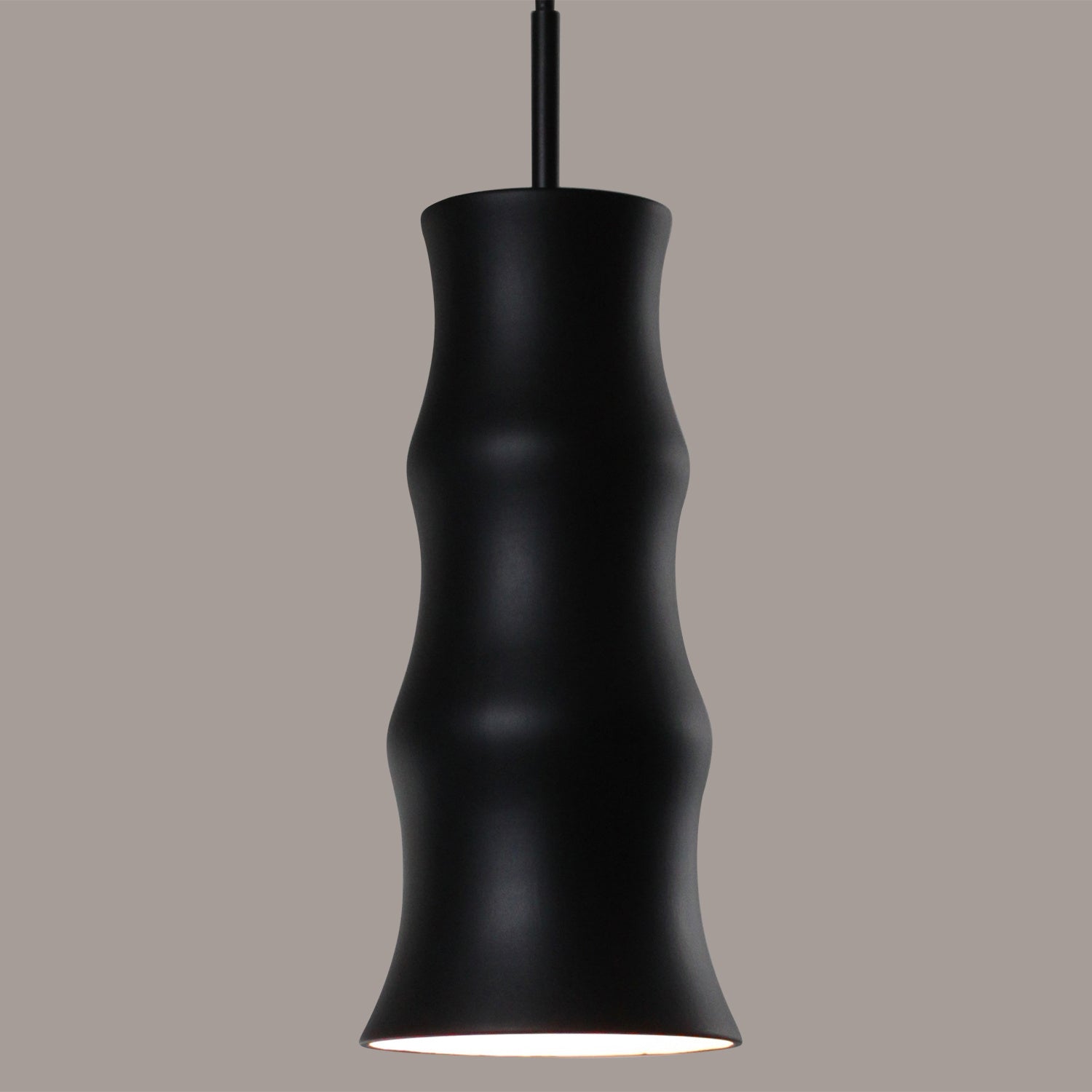 A-19 - MP08-A30-BCC - One Light Mini Pendant - Studio - Slate Black