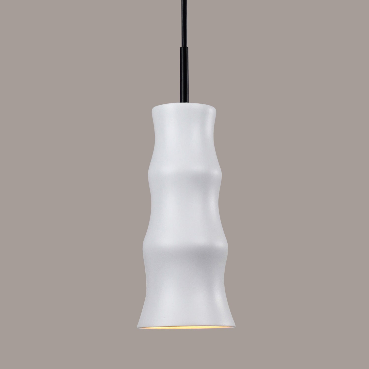 A-19 - MP08-A31-BCC - One Light Mini Pendant - Studio - Satin White