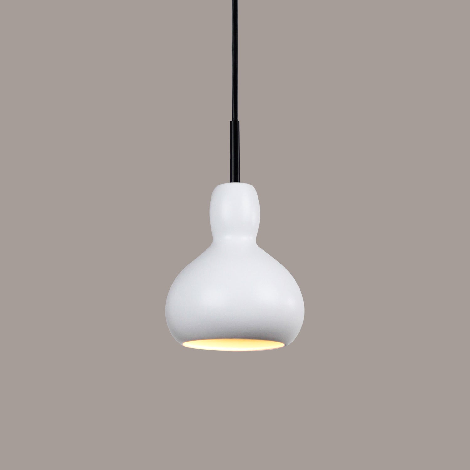 A-19 - MP13-A31-BCC - One Light Mini Pendant - Studio - Satin White