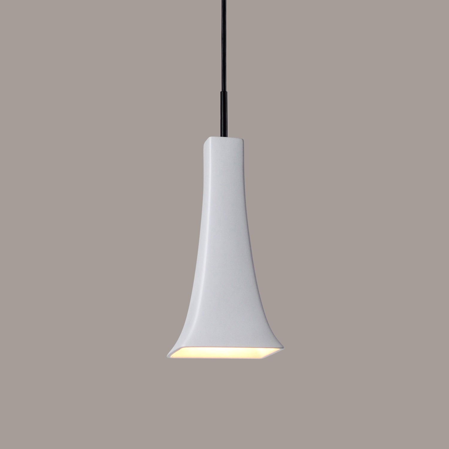 A-19 - MP14-A31-BCC - One Light Mini Pendant - Studio - Satin White