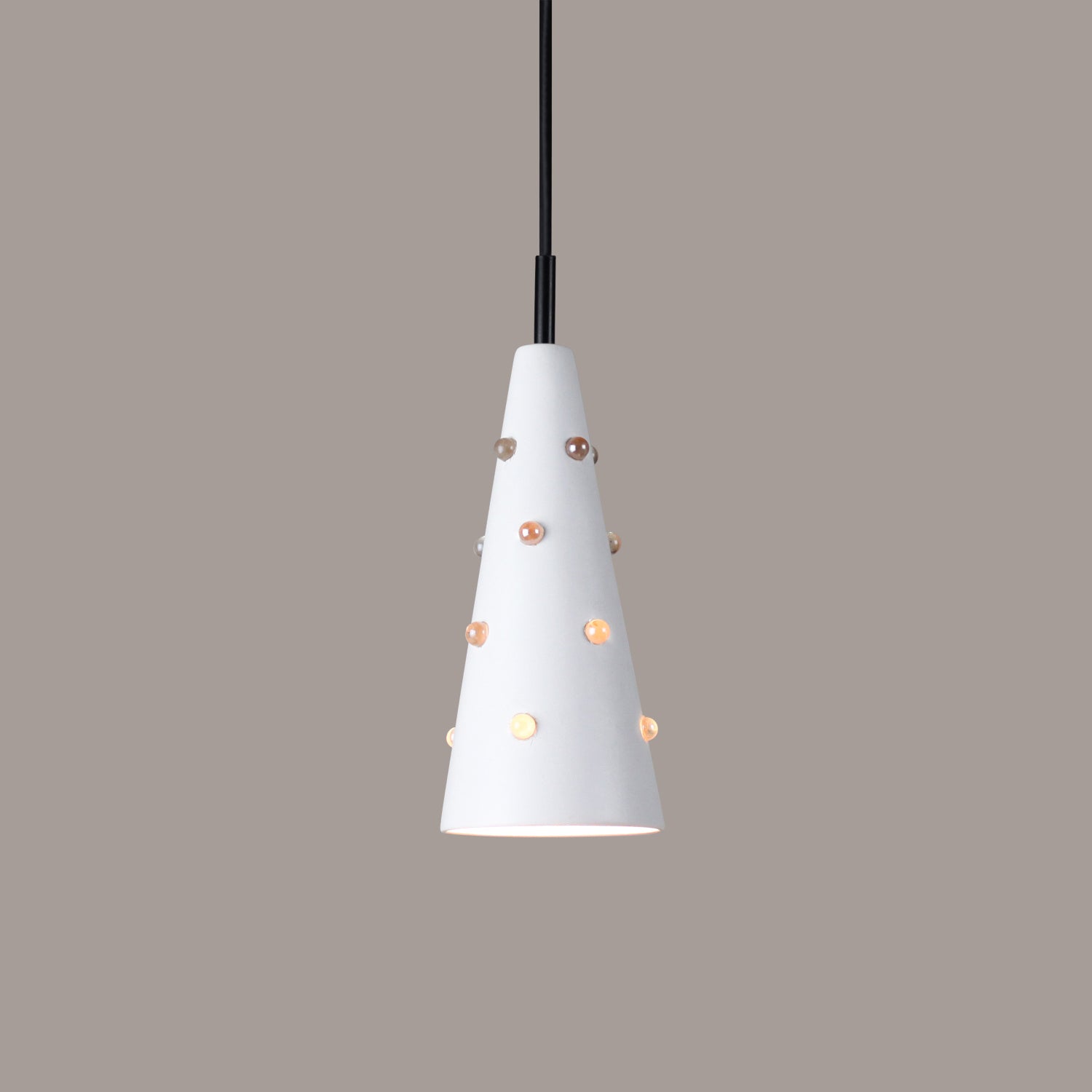 A-19 - MP18-A31-BCC - One Light Mini Pendant - Studio - Satin White