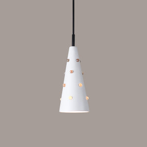 A-19 - MP18-A31-BCC - One Light Mini Pendant - Studio - Satin White