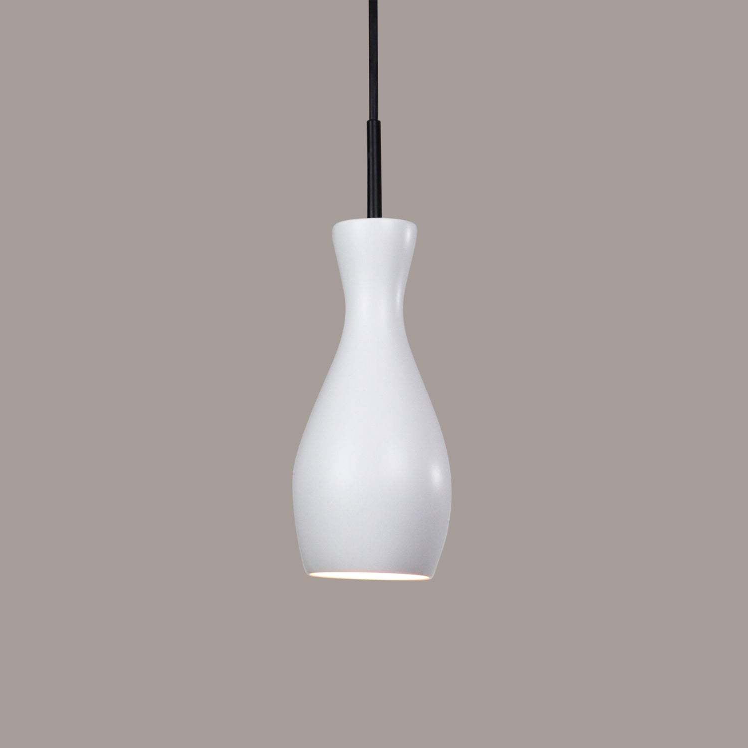 A-19 - MP19-A31-BCC - One Light Mini Pendant - Studio - Satin White