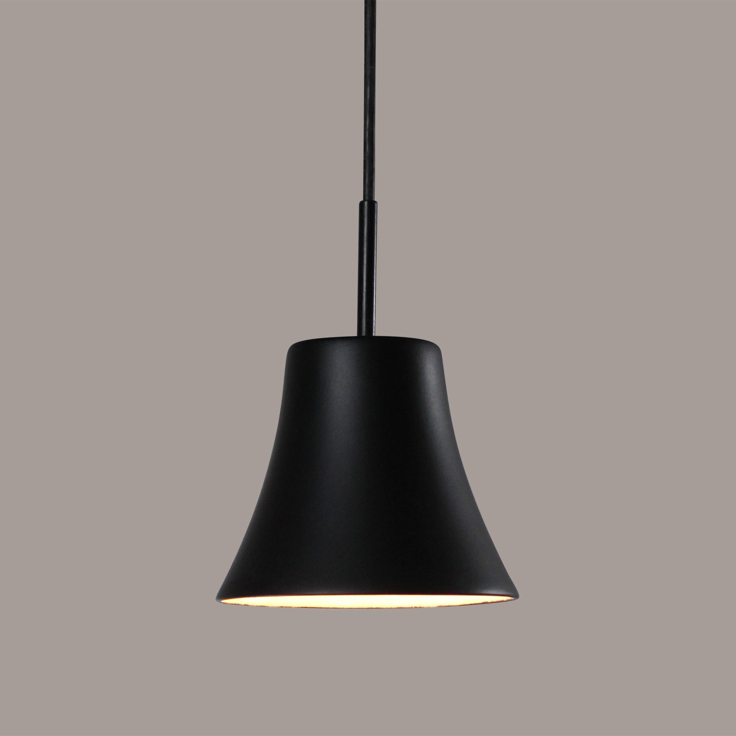 A-19 - MP20-A30-BCC - One Light Mini Pendant - Studio - Slate Black