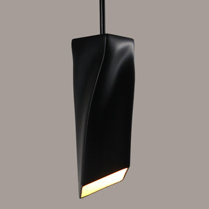 A-19 - MP21-A30-BCC - One Light Mini Pendant - Studio - Slate Black