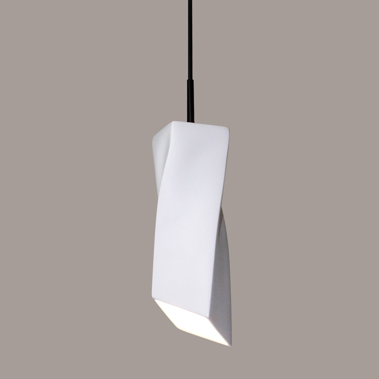 A-19 - MP21-A31-BCC - One Light Mini Pendant - Studio - Satin White