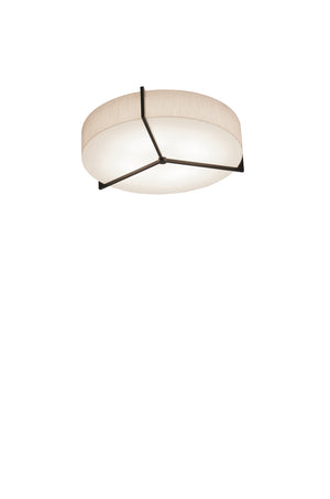 AFX Lighting - APF1214LAJUDES-JT - LED Flush Mount - Apex - Jute/Espresso