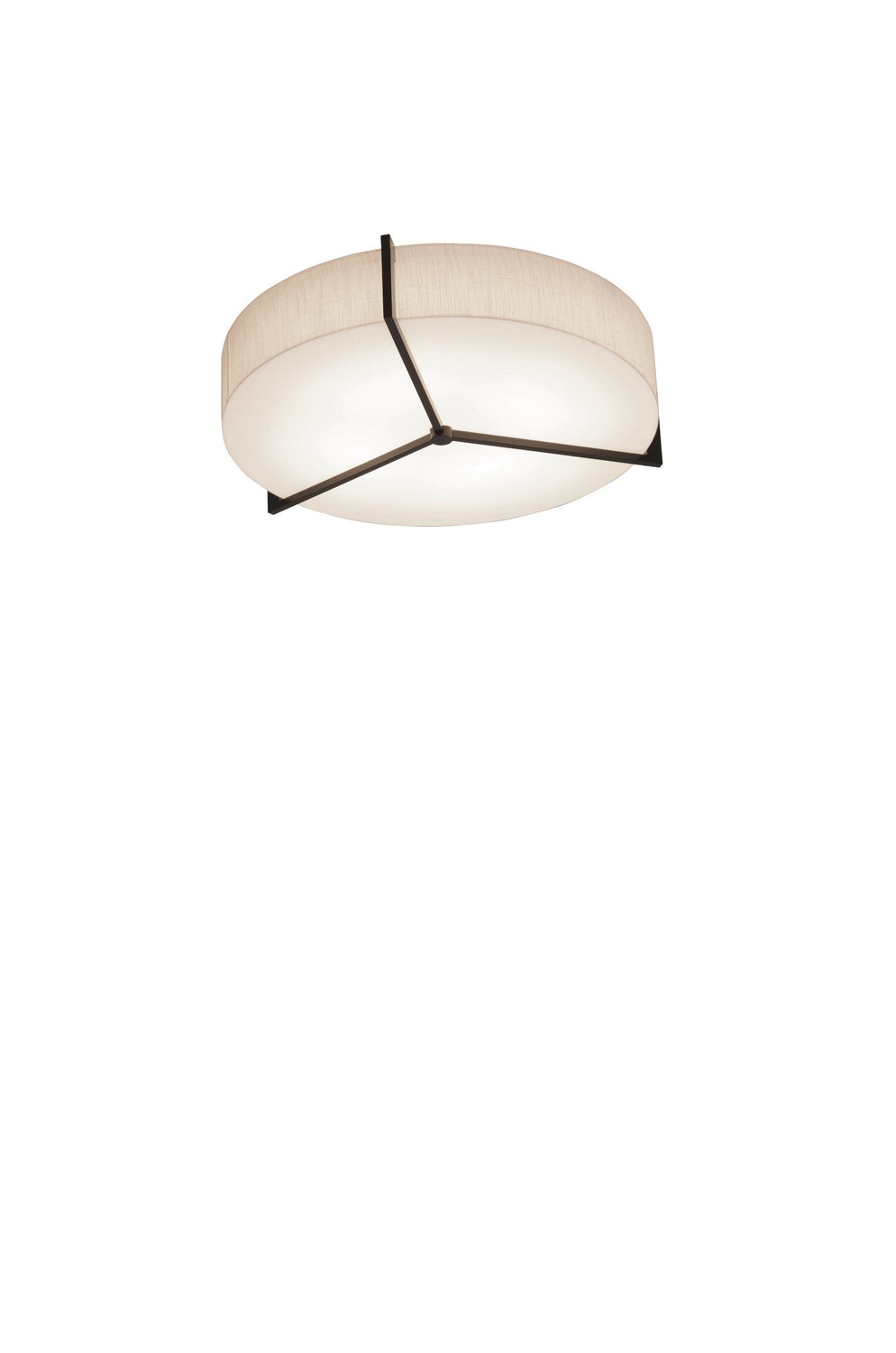 AFX Lighting - APF1524LAJUDES-JT - LED Flush Mount - Apex - Jute/Espresso