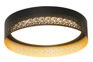 AFX Lighting - ASHF1626L30D2BK - LED Flush Mount - Ash - Black and Gold