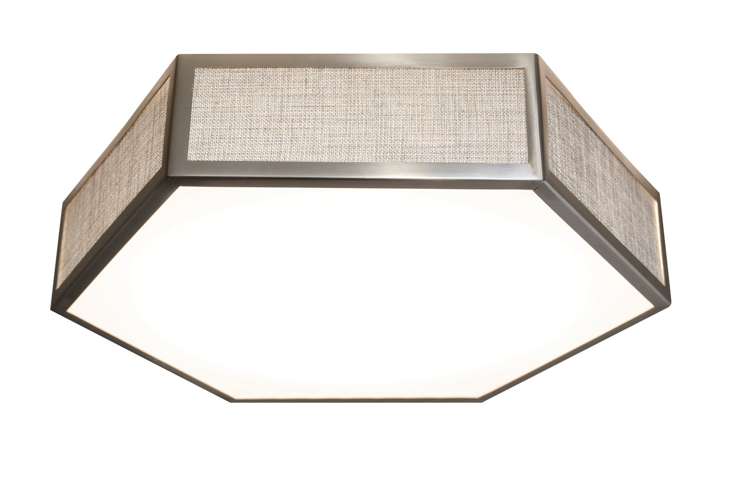 AFX Lighting - CLAF1418LAJD1SNGY - LED Flush Mount - Clara - Satin Nickel