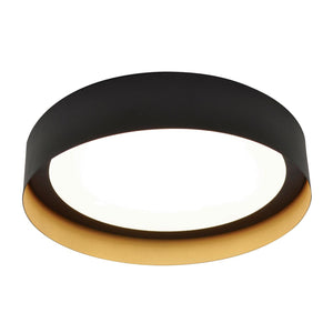 AFX Lighting - RVF162600L30D2BKGD - LED Flush Mount - Reveal - Black and Gold