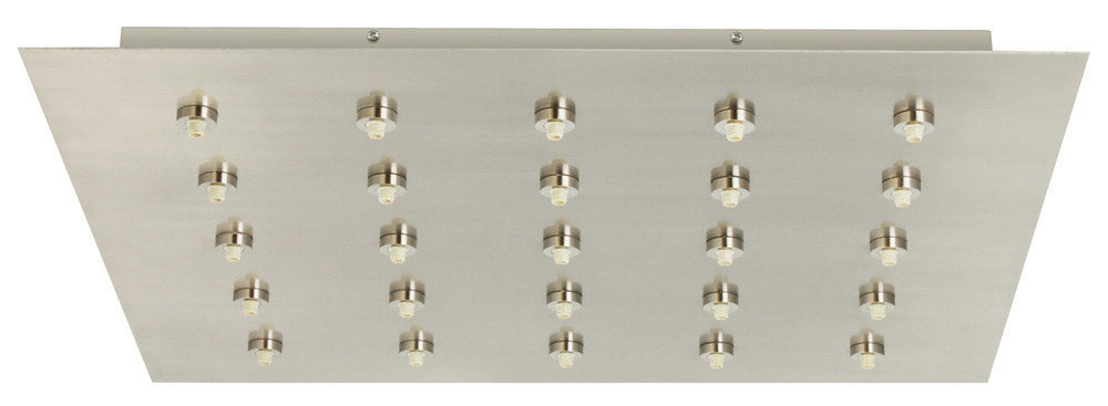 Stone Lighting - CPEJSQ25SNHAL - 25 Light Canopy - Satin Nickel