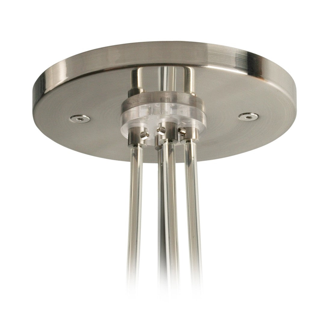 Stone Lighting - CSCPRIGDUSN - Dual Feed Remote Canopy Rigid Connector - Satin Nickel