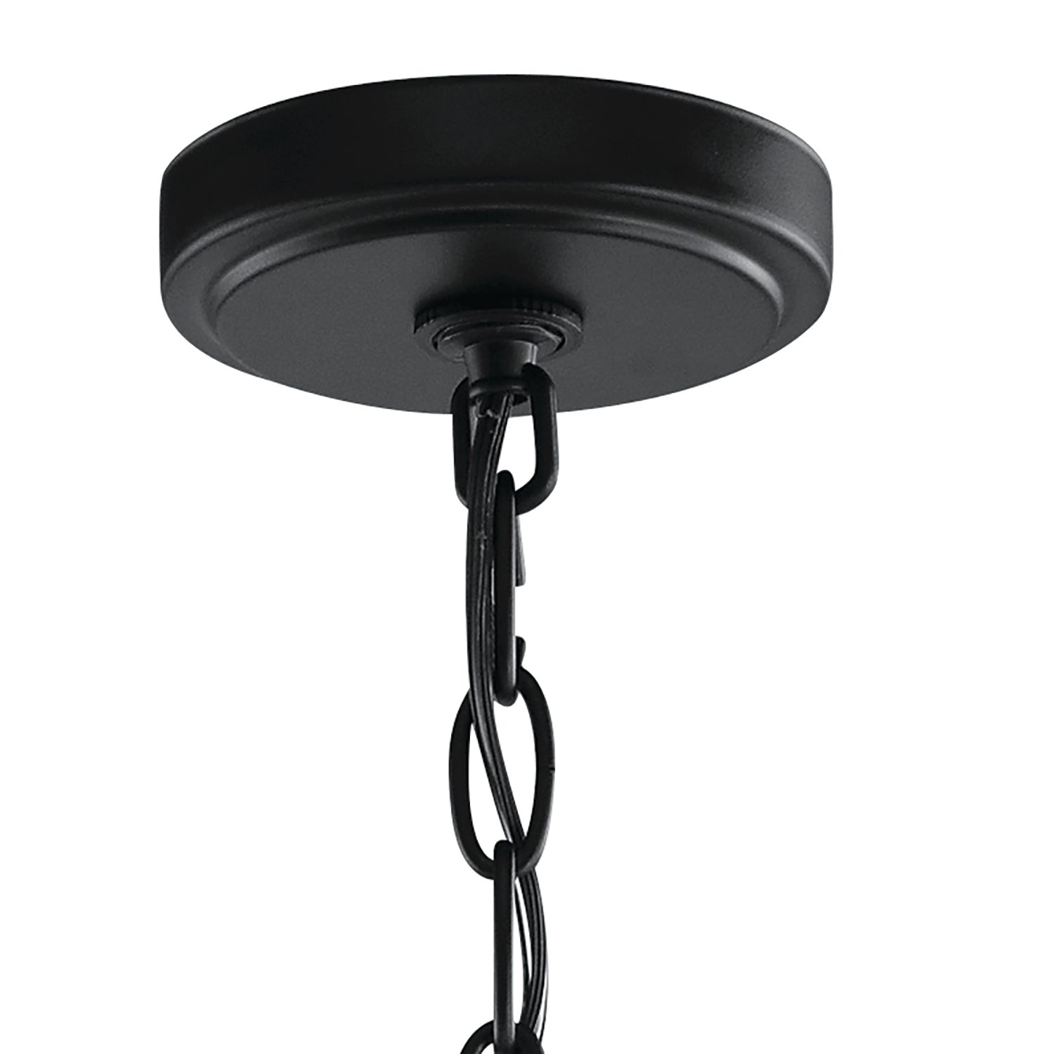 Kichler - 42140BK - Three Light Pendant - Voleta - Black