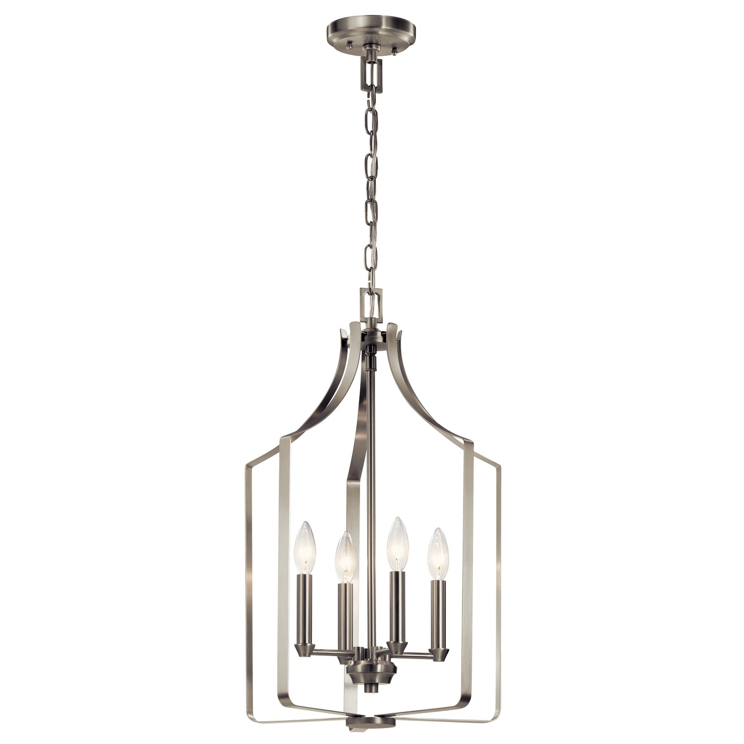 Kichler - 42496NI - Four Light Mini Chandelier - Morrigan - Brushed Nickel