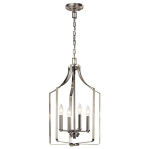 Kichler - 42496NI - Four Light Mini Chandelier - Morrigan - Brushed Nickel