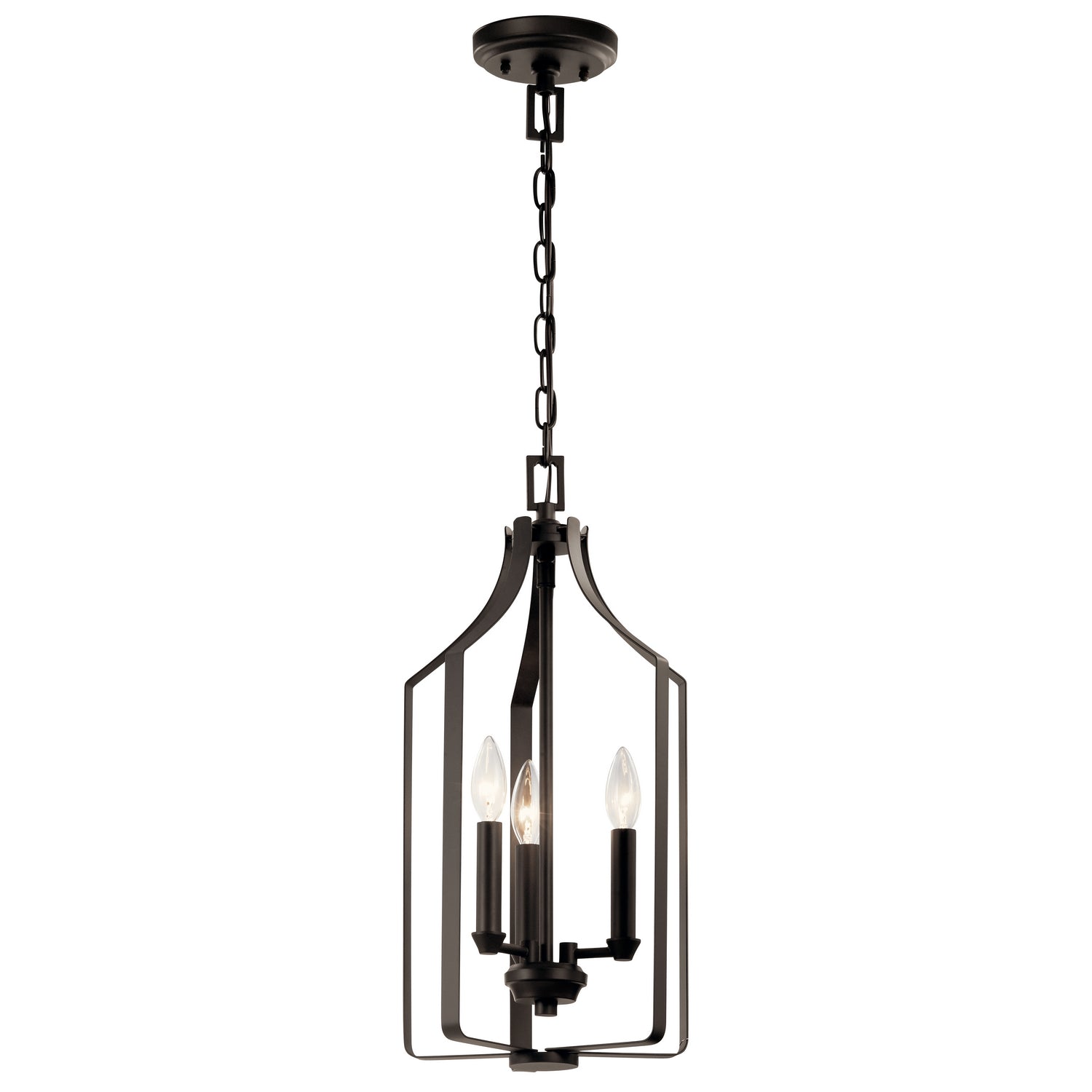 Kichler - 42499OZ - Three Light Foyer Pendant - Morrigan - Olde Bronze