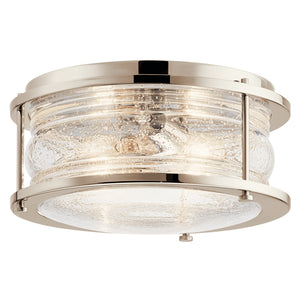 Kichler - 42910PN - Two Light Flush Mount - Ashland Bay - Polished Nickel