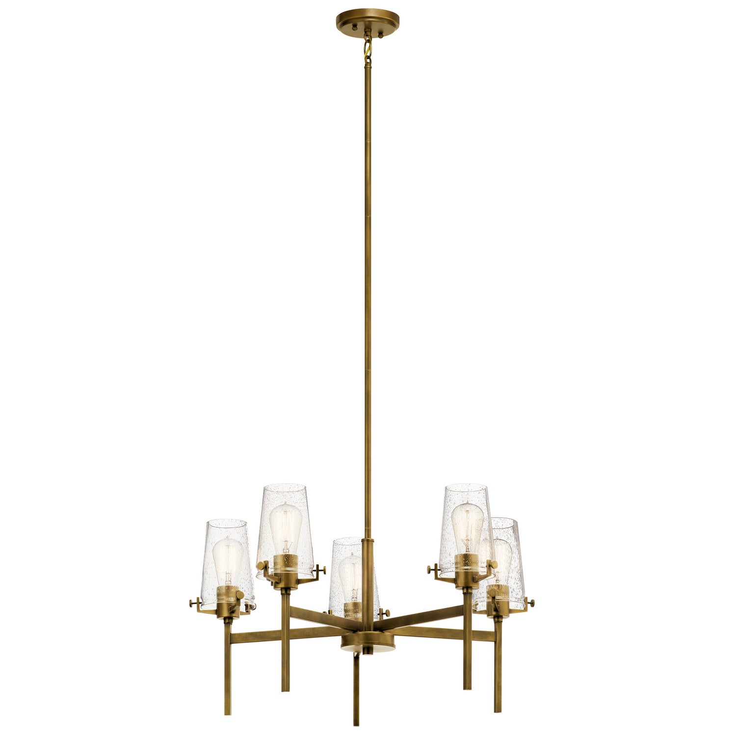 Kichler - 43694NBR - Five Light Chandelier - Alton - Natural Brass