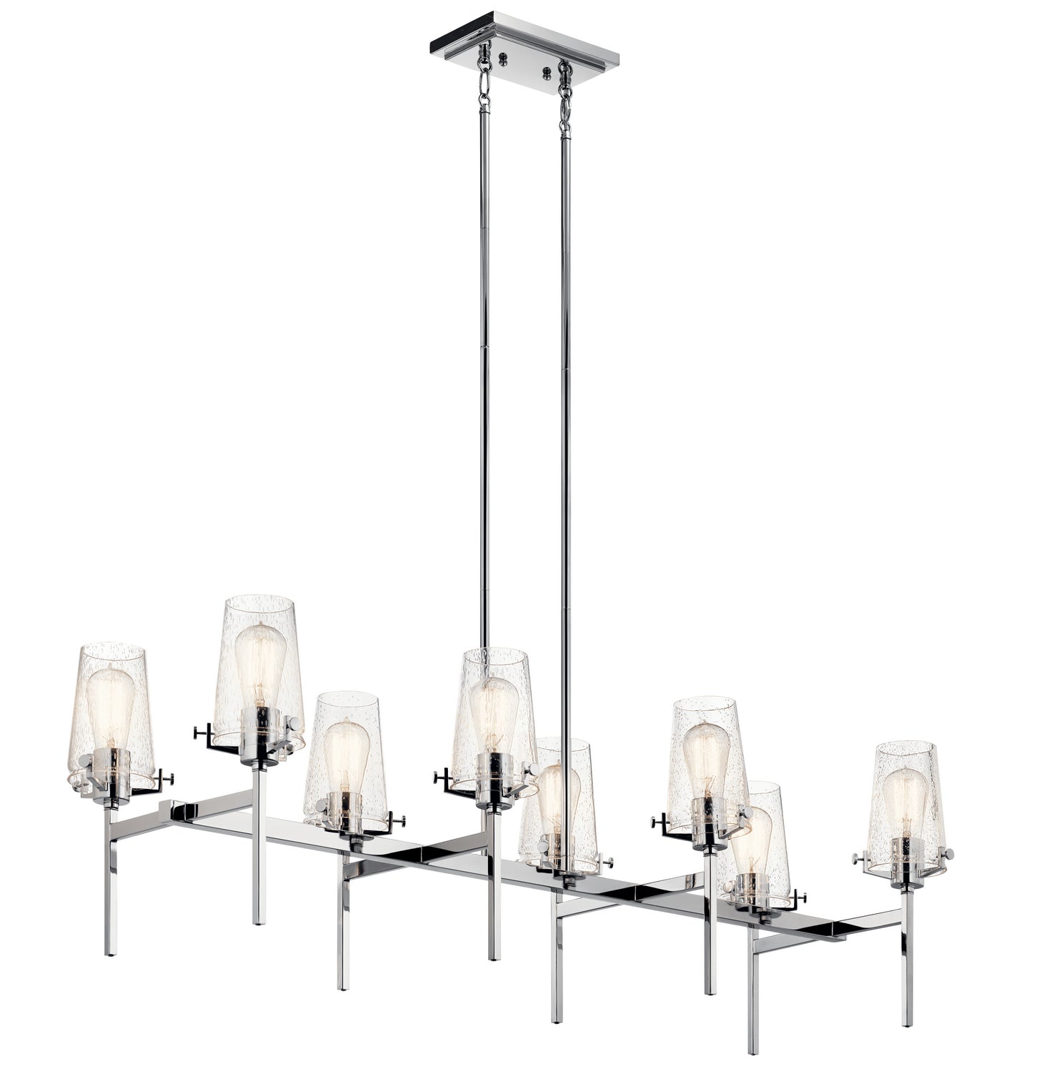 Kichler - 43696CH - Eight Light Linear Chandelier - Alton - Chrome