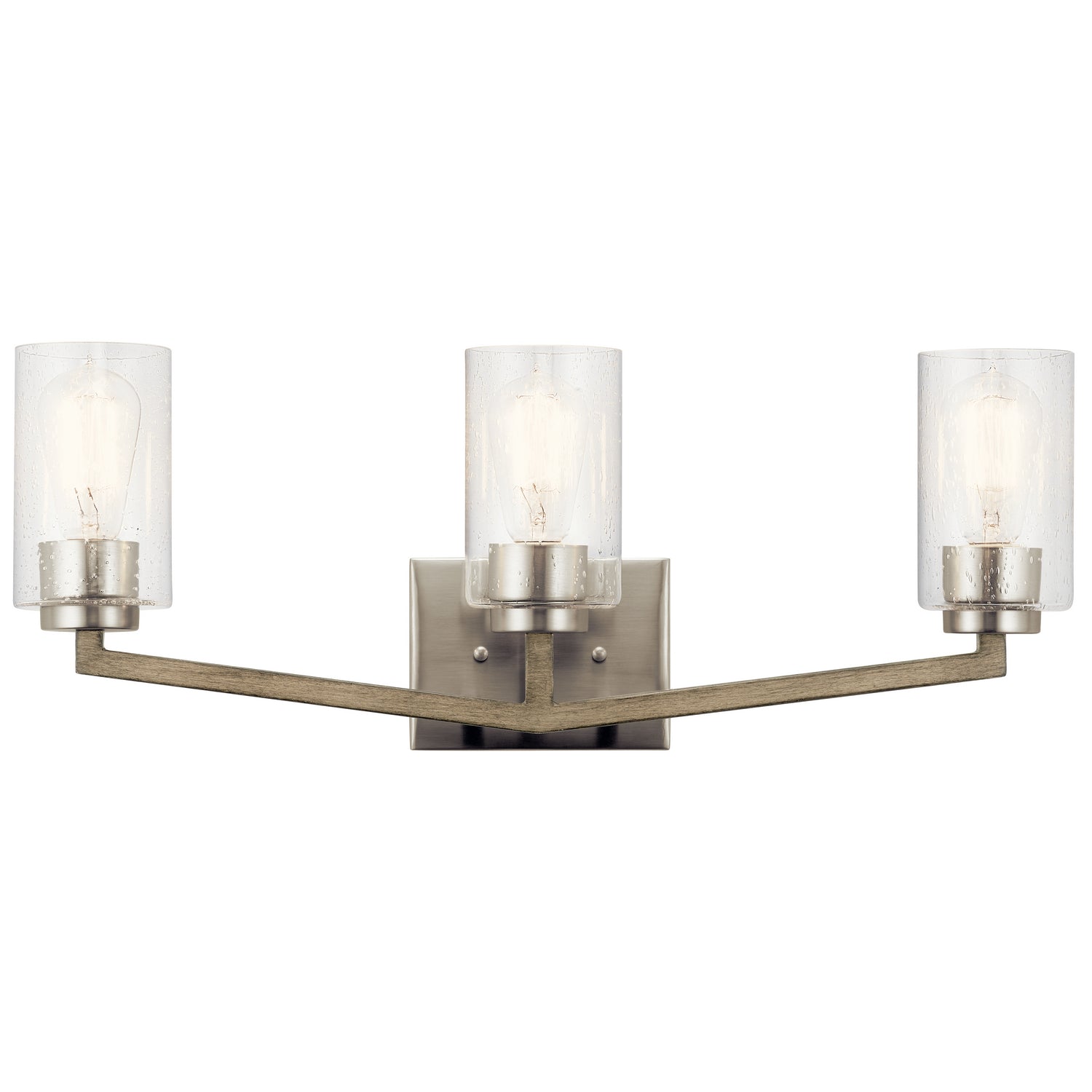 Kichler - 45034DAG - Three Light Bath - Deryn - Distressed Antique Gray