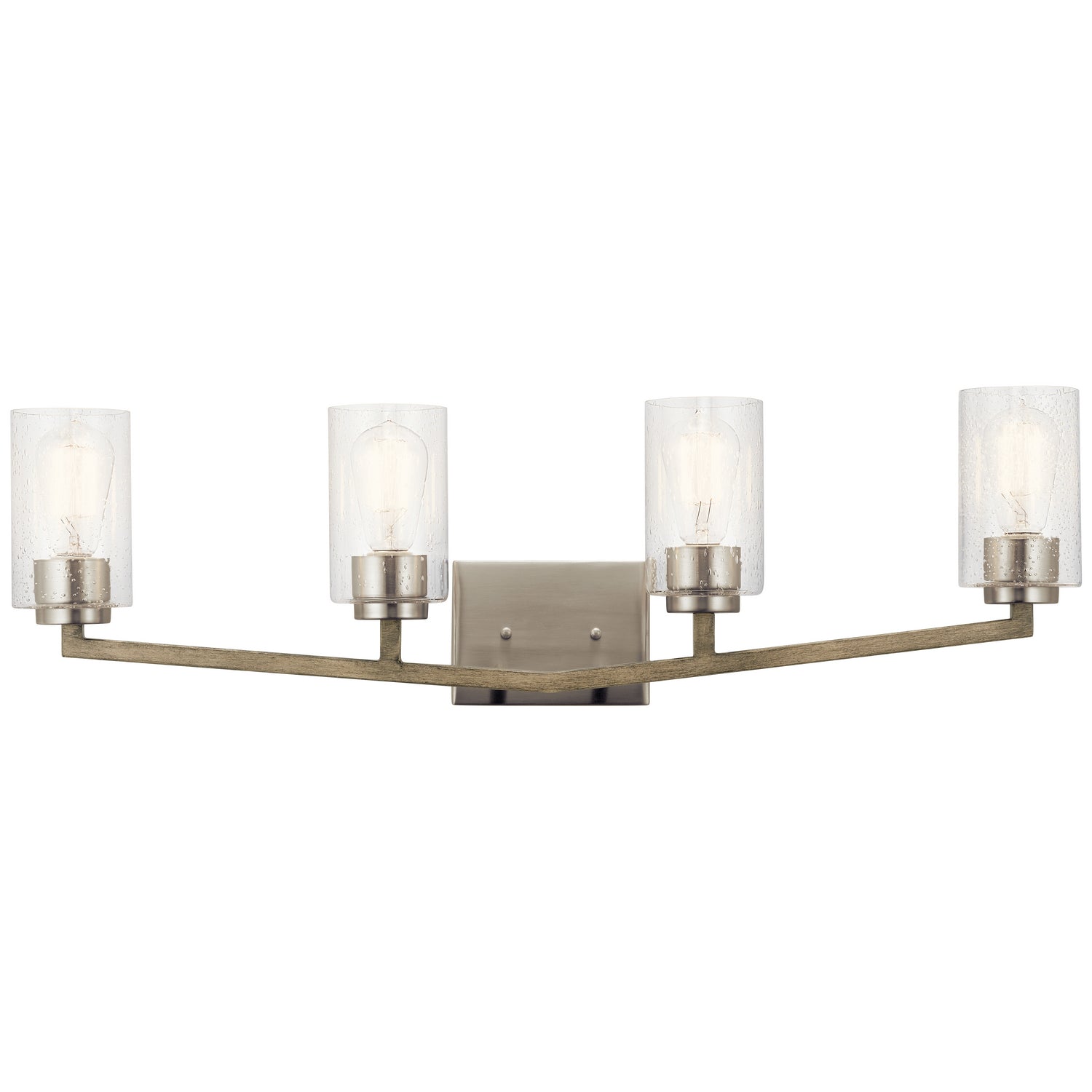 Kichler - 45035DAG - Four Light Bath - Deryn - Distressed Antique Gray