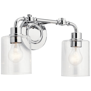 Kichler - 45665CH - Two Light Bath - Gunnison - Chrome