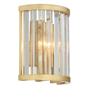 Crystorama - DAR-1012-DT - Two Light Wall Sconce - Darcy - Distressed Twilight