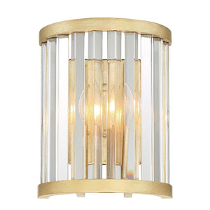 Crystorama - DAR-1012-DT - Two Light Wall Sconce - Darcy - Distressed Twilight