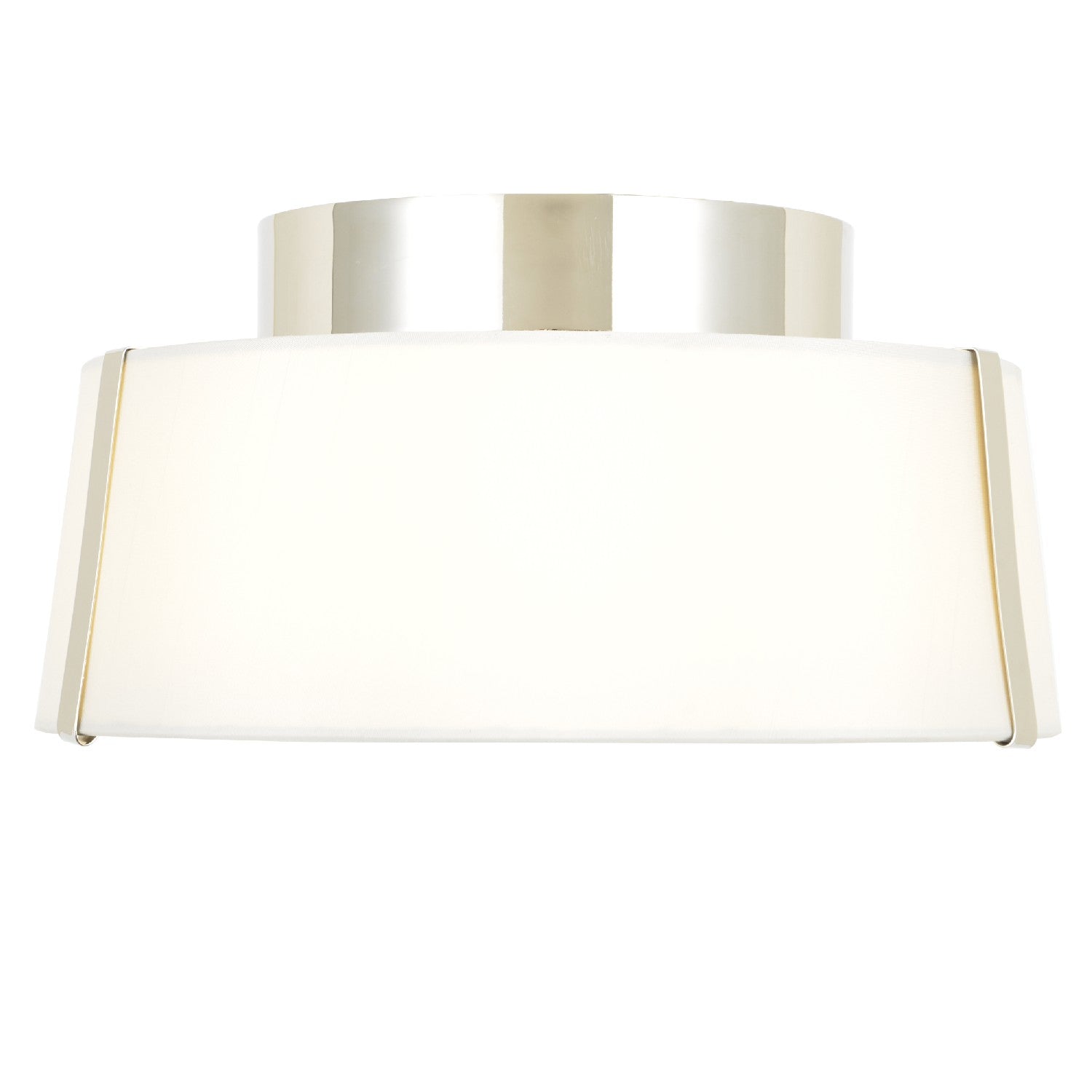 Crystorama - FUL-903-PN - Two Light Semi Flush Mount - Fulton - Polished Nickel