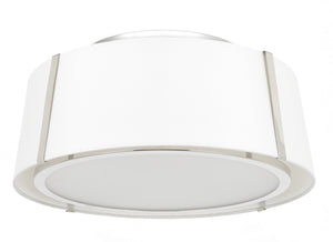 Crystorama - FUL-905-PN - Three Light Semi Flush Mount - Fulton - Polished Nickel