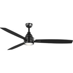 Progress Lighting - P2554-3130K - 60" Ceiling Fan - Gaze - Black